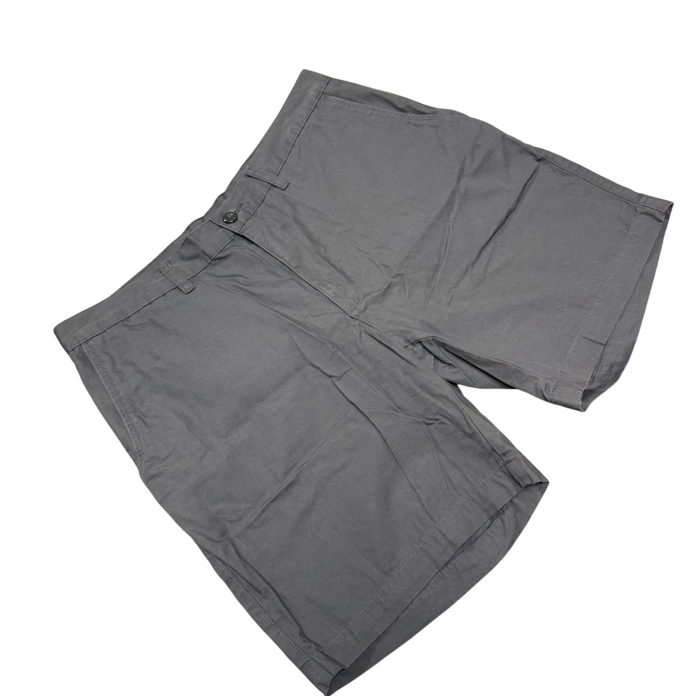 Patagonia Mens All-Wear Organic Cotton Shorts 35 Forge Gray Canvas 8in Inseam